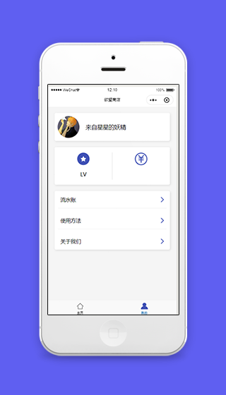 微商城流水账个人中心程序源码下载