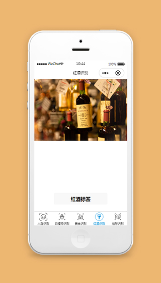 红酒查询识别微信小程序模板源码下载