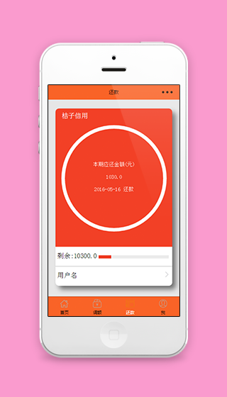 桔子信用还款提醒统计微信程序源码下载